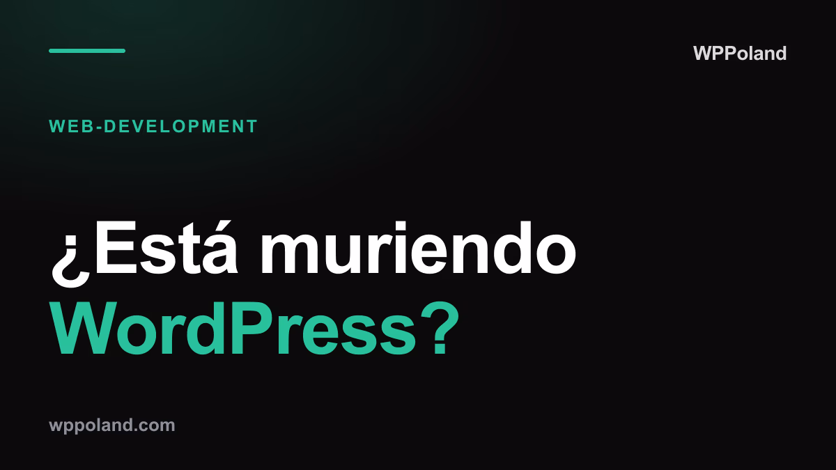 ¿Está muriendo WordPress? Qué dicen realmente los datos de cuota de mercado de W3Techs