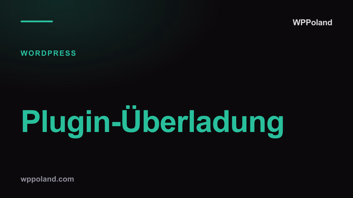 Plugin-Überladung: wenn ein KI-Build Sie mit 40 aktiven Plugins zurücklässt