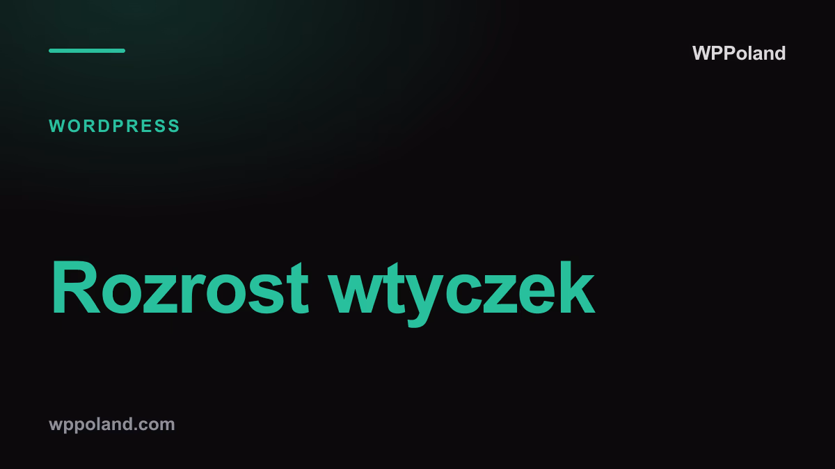 Rozrost wtyczek: gdy build AI zostawia cię z czterdziestoma aktywnymi wtyczkami
