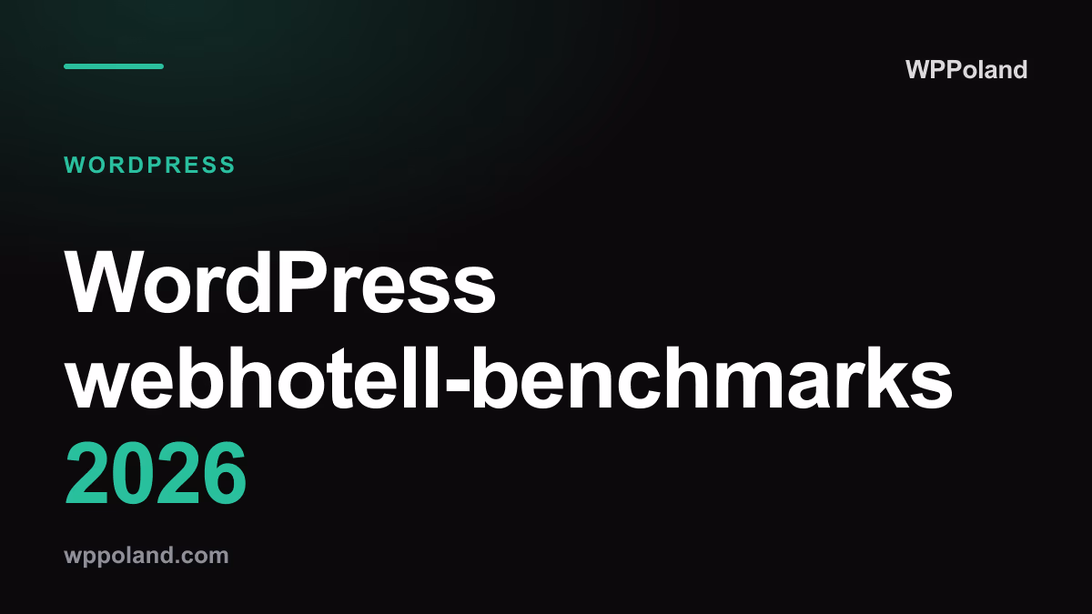 WordPress webhotell-benchmarks 2026